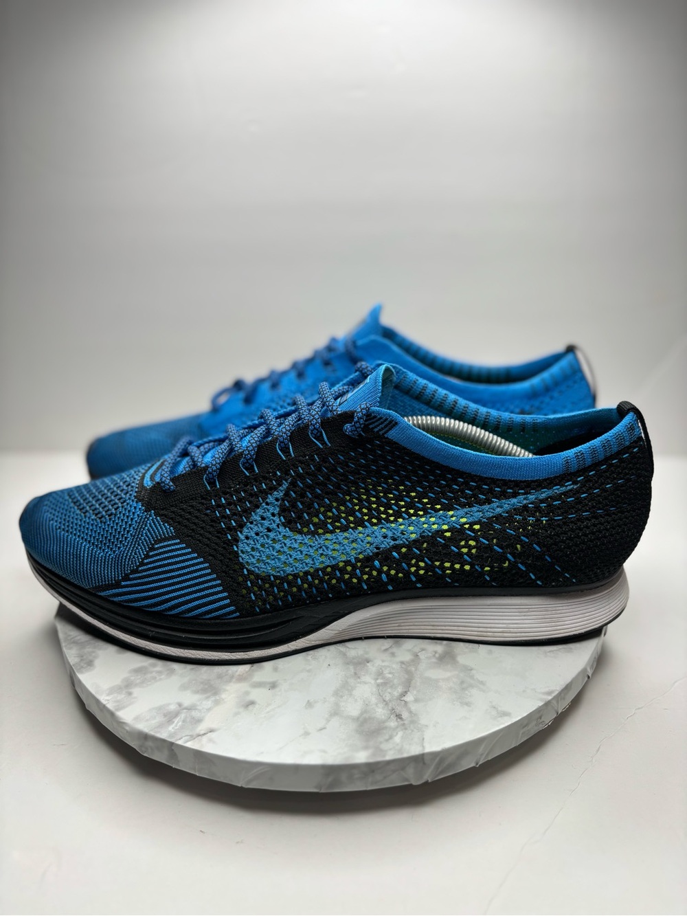 Size 14 - Nike Flyknit Racer Photo Blue